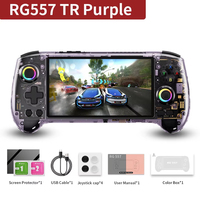 Console de jeu vidéo portable Yo RG557, Android 14, écran tactile AMOLED HD de 5,48 pouces, 5500 mAh, Wi-Fi, 256 Go, pour jeux PS2 3DS