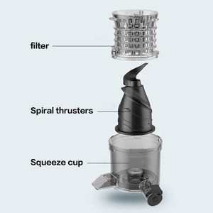 Bán hot chất lượng cao tươi Máy ép trái cây Hàn Quốc Mini Báo Chí lạnh Chậm Trái Cây Masticating Máy ép trái cây vắt - Product Image 2