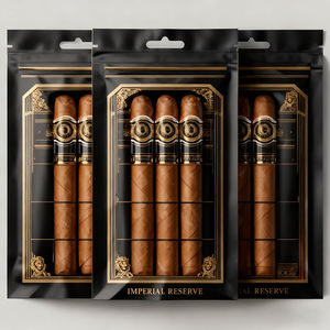 Упаковочный пакет из фольги на молнии для сигар - Product Image 1