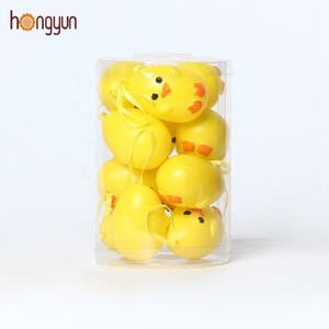 12pcs poussins en plastique de Pâques jaunes pour la fête de Pâques - Product Image 1