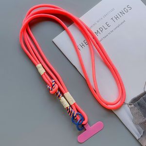 Lanière <span class=keywords><strong>de</strong></span> téléphone tendance en polyester avec blocs <span class=keywords><strong>de</strong></span> couleur et patchwork, lanière <span class=keywords><strong>de</strong></span> téléphone à porter en bandoulière - Product Image 5
