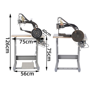 Máy sửa giày TEBAK, kiểu cũ, một kim, bàn nằm, dùng điện hoặc tay quay, bộ đầy đủ - Product Image 4