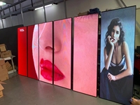 Affichage LED pour salle de réunion, studio, intérieur, technologie GOB P1.86, haute fréquence de rafraîchissement 3840 Hz, service frontal, affiche LED
