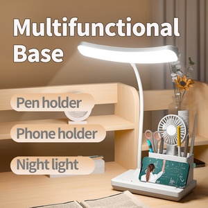 Lampe de table haute luminosité avec veilleuse, intensité réglable au toucher, protection oculaire, lampe d'étude USB, lampe de lecture flexible pour enfants, lampe de bureau - Product Image 5