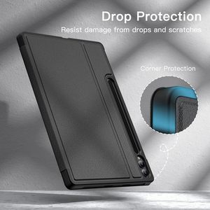 Étui de protection pour tablette avec support pliable multi-angle et support pour stylet S pour <span class=keywords><strong>Samsung</strong></span> <span class=keywords><strong>Galaxy</strong></span> Tab <span class=keywords><strong>S10</strong></span> S9 <span class=keywords><strong>Plus</strong></span> 12,4 pouces - Product Image 5