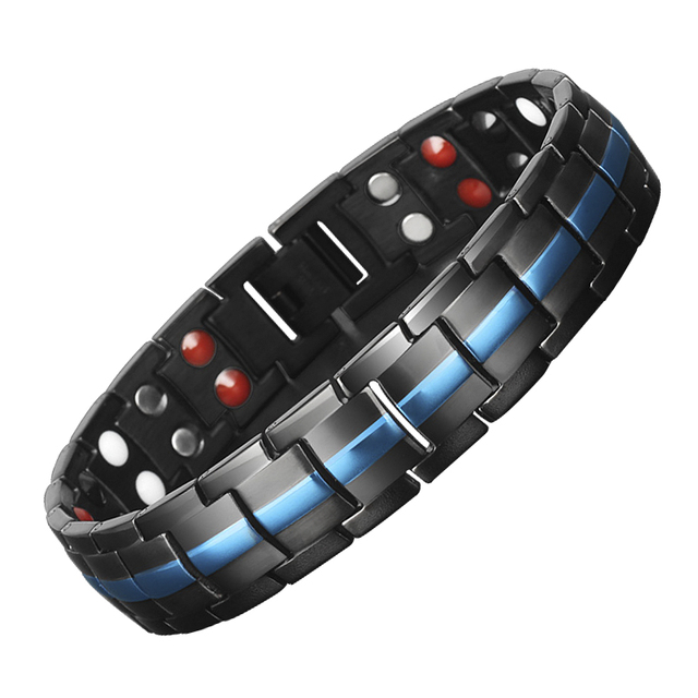 Hot Sale Custom Regulate Logo Stress Reduction Anti-Radiation Magnetic Health Energy Ion Bracelet