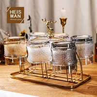 Tasse à glace en verre épaissi anti-brûlure, couleur personnalisée, compatible lave-vaisselle et micro-ondes, style minimaliste/nordique, pour whisky et café
