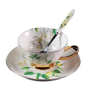 <span class=keywords><strong>Bona</strong></span> ถ้วยกาแฟลายดอกจีนชุดจานชามถ้วยชามหรูหราถ้วยชาจานเซรามิกขนาด200มล. - Product Image 5