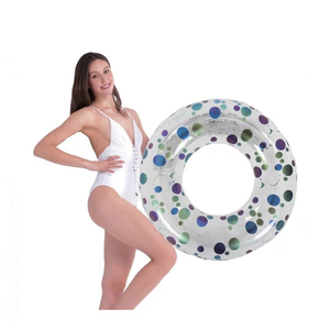 Bouée gonflable à paillettes 90 cm <span class=keywords><strong>pour</strong></span> adultes - Product Image 3
