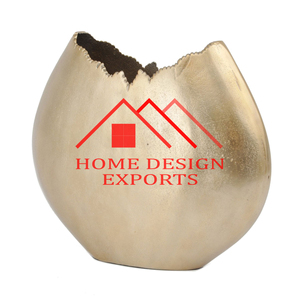 High Quality Metal Aluminium Abstract Design Antique <b>Gold</b> Urn Planter Luxury Wedding Decor Flower <b>Vases</b> for Home & Hotels Decor - Product Image 4