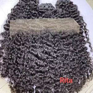 Funmi for <strong>Pixie</strong> <strong>Curl</strong> Cambodian Hair Bundles Super Double Drawn Raw Cuticle Aligned Remy Hair Natural Color Burmese Curly Made - Product Image 1
