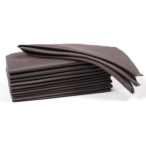 Serviettes de table élégantes en lin 100% faites à la main beige décor de table classique jetable pour les mariages événements tailles personnalisables de haute qualité - Product Image 2