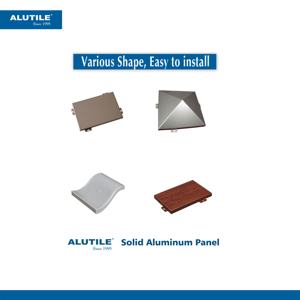 Paneles Decorativos Modernos para Fachadas de Paredes Aislantes de Aluminio, Grado A2, Resistentes al Fuego, Antiestáticos, Antibacterianos, Recubiertos de PVDF para Exteriores - Product Image 2