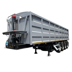Semi-remorque benne basculante arrière sur mesure, neuve, 2 essieux, 50 tonnes, en acier - Product Image 2