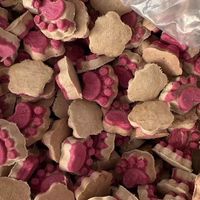 Mélange lyophilisé d'aliments pour animaux de compagnie en gros, lyophilisé de pitaya et de jaune d'œuf, friandises lyophilisées de poulet pour chats et chiens, OEM ODM