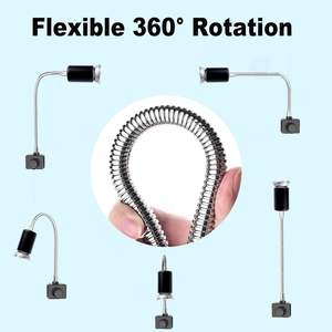 <span class=keywords><strong>Lampe</strong></span> <span class=keywords><strong>chauffante</strong></span> pour reptile, lumière UVA UVB pour aquarium <span class=keywords><strong>tortue</strong></span> réservoir, ampoule de pèlerin et <span class=keywords><strong>support</strong></span> de pince pivotant pour <span class=keywords><strong>tortue</strong></span>, serpent, grenouille, lézard - Product Image 4