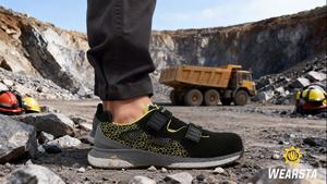 أحذية أمان مقاومة للماء للرجال والنساء بمقدمة مركبة وشبكة تنفس، أحذية عمل مضادة للانزلاق ومقاومة للزيوت للاستخدام الخارجي - Product Image 5