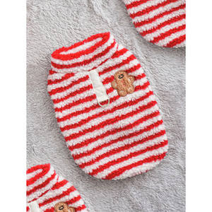Gilet Porle-strip gilet rosso elegante vestiti per cani - Product Image 1