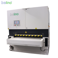 Machine à poncer à bande large Belino pour bois peint, MDF, WPC, bois massif, contreplaqué, panneaux de particules, meubles en noyer noir, moteur 26KW
