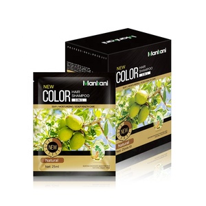 Shampoo colorant pour cheveux noir rapide Mankani OEM, sachet, vente en gros de colorant pour cheveux en Chine, shampooing blond - Product Image 6