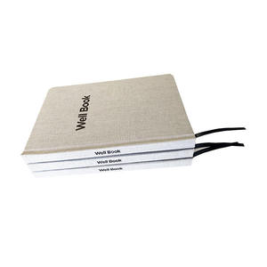 สมุดโน้ตแบบใช้แล้วทิ้งพิมพ์โลโก้ตามสั่ง วัสดุผ้าลินินคุณภาพสูง - Product Image 1