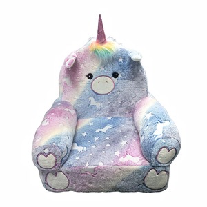 Poltroncina Luminosa per Bambini in Materiale PU, Divano Piccolo Mobile con Design Cartoon, Comoda Sedia per Lettura Notturna - Product Image 5