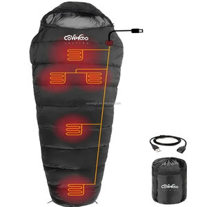 Support d'alimentation multi USB Système de chauffage thermique Auto-chauffant Grande qualité <span class=keywords><strong>Camping</strong></span> Sac de couchage électrique étanche Chauffant - Product Image 1