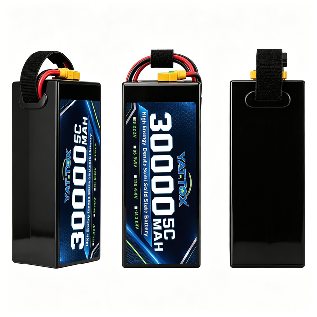 Customization 6S 8S 12S 12Ah-90Ah Long Endurance High Capacity Industrial Logistics Semi-Solid UAV Drone Battery