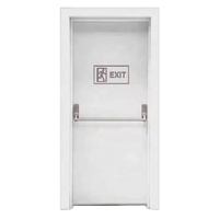 F Porte en acier Portes ignifugées Porte coupe-feu en acier de sécurité Norme américaine