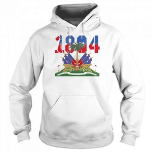 Felpe con cappuccio Pullover felpe taglie forti da palestra per allenamento da uomo amo Haiti la mia vacanza haitiana Vintage stampa con bandiera con cappuccio OEM - Product Image 5