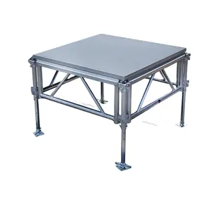 ESI-Veranstaltungsbühnen zum Verkauf Gelände-Bühnensystem 4'x4' Outdoor-Bühnensystem, hochwertig mit industrieller Oberfläche Konzert-Bühnenzubehör