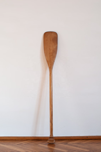 ไม้พายตกแต่งผนังทะเลทำจากไม้พร้อมไม้แขวนหนัง - Product Image 5