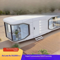 Maison mobile préfabriquée en conteneur, modèle E40S, 2 chambres, étanche, résistante au feu, design moderne, écologique, pour le camping