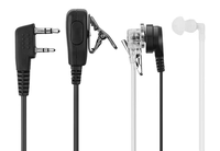 K Plug earphone Ptt 2 cara, Radio Baofeng Air tabung akustik untuk Baofeng UV5R UV82 888S