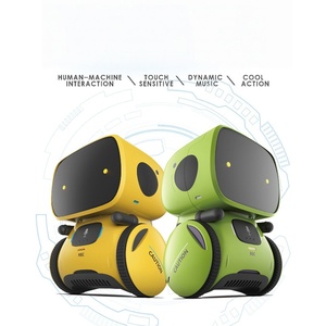 Robot Educativo Inteligente de Plástico Sensible al Tacto con 3 Zonas, Toca la Cabeza para Moverse, Canta o Repite Palabras - Product Image 2