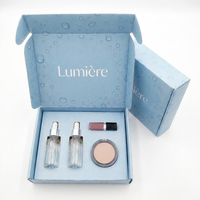 Boîtes d'emballage de luxe pour produits de beauté, cartons rigides haut de gamme pour coffrets de soins spa, crèmes et sérums, faible MOQ, logo personnalisé, fabricant en gros