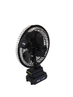 Ventilateur mobile sans fil 21V, 6 pouces, moteur sans balais 3000 tr/min, ventilateur industriel portable rechargeable sur batterie, ODM OEM