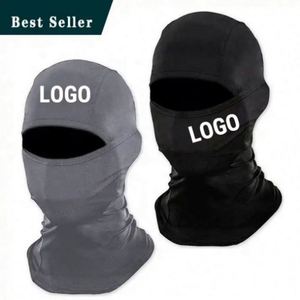 Balaclava en polyester pour moto, masque de ski personnalisé avec logo, sports d'hiver en plein air, casquette unisexe - Product Image 1