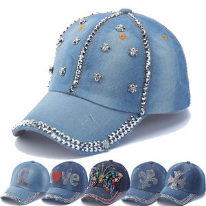 Casquette de baseball unisexe tendance et sportive avec strass et paillettes, 100% coton satiné, finition lavée, chapeau de sport décontracté - Product Image 2