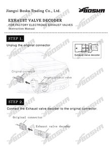 <strong>BSK</strong> 3/4/5 Holes <strong>Electronic</strong> Valve Pigtail for All Car Models Boska Universal Exhaust Pipe Multi-Purpose Switch Connector - Product Image 6