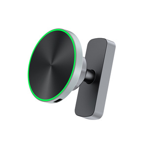 Double Sided Magnetic Phone <b>Holder</b> Aluminum Alloy Wireless Charging For Car Dashboard And Riding With Apple <b>IPhone</b> - Product Image 5