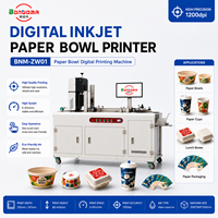 Équipement d'impression jet d'encre pour bols en papier, gobelets en papier kraft, boîtes alimentaires, barquettes repas et emballages jetables