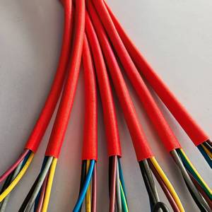 Gevlochten PBT/Nylon PVC-jas isolatiebescherming voor elektronische elektrische draadnetwerken - Product Image 2