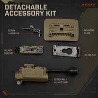 Lampe tactique détachable pour casque, identification IR rouge, verte, bleue, blanche pour la survie, OEM ODM personnalisé, ISO CE