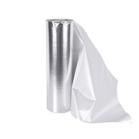 Toile en aluminium ignifuge pour isolation de tuyaux d'échappement, couverture isolante haute température en tissu de fibre de verre et feuille d'aluminium