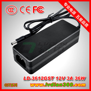 อะแดปเตอร์ไฟฟ้าสีเขียว 12V 3A แบบเอาต์พุตเดี่ยว ระบบระบายความร้อนด้วยอากาศ สำหรับอุตสาหกรรม - Product Image 3