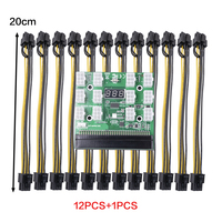 Module d'alimentation pour serveur HP 750W 1200W PSU, conversion d'alimentation + 17 câbles d'alimentation 12 broches vers 8 broches