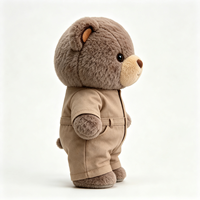 Ours en peluche à l'habillage tendance, jouet en peluche intégral pour la vente au détail, la vente en gros et les ours en peluche personnalisés