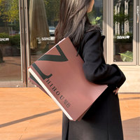 Sac en papier d'emballage en carton avec logo personnalisé, sac en papier écologique de luxe, sac cadeau, sac en papier pour bijoux avec poignées