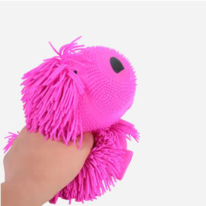 Giocattoli Sensoriali Antistress in Peluche a Forma di Animale Morbido, Grande 9'', Gatto, Cane, Coniglio, Palla Pelosa, Brevetto Riservato OEM - Product Image 6